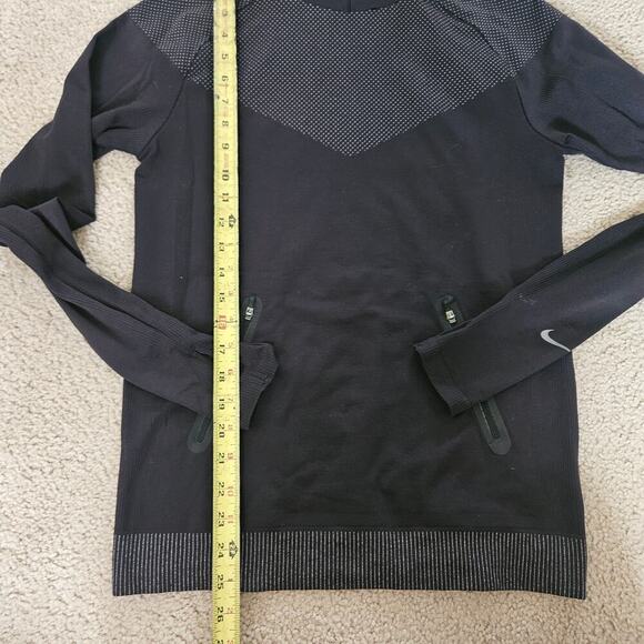 Nike Womens Luxe Seamless Funnel Running Hooded Top Small - Picture 5 of 9